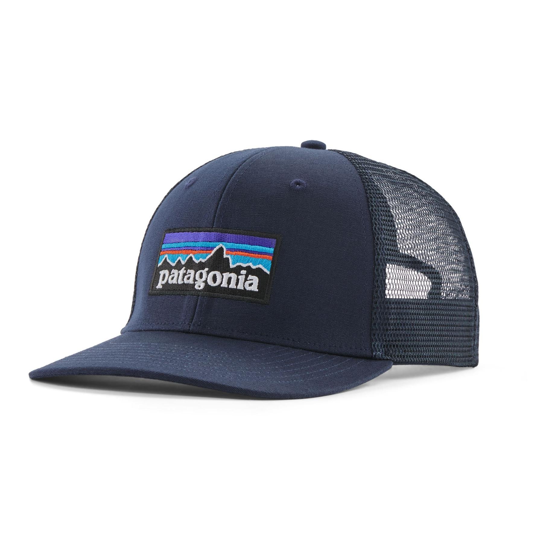 Patagonia P-6 Logo Trucker Hat - Cap - New Navy -