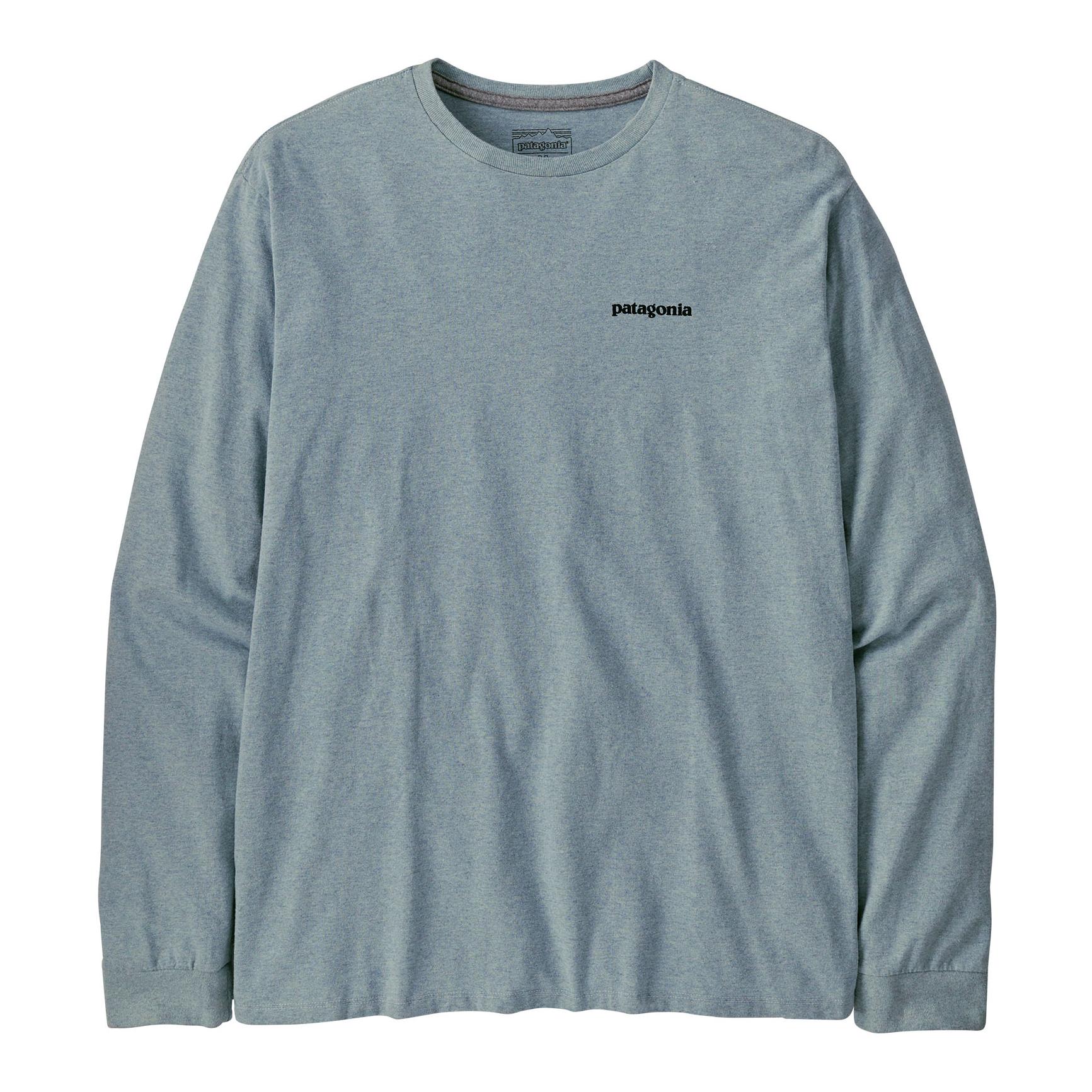 Patagonia M's L/S Home Water Trout Responsibili-Tee - Langarmshirt - Thermal Blue -