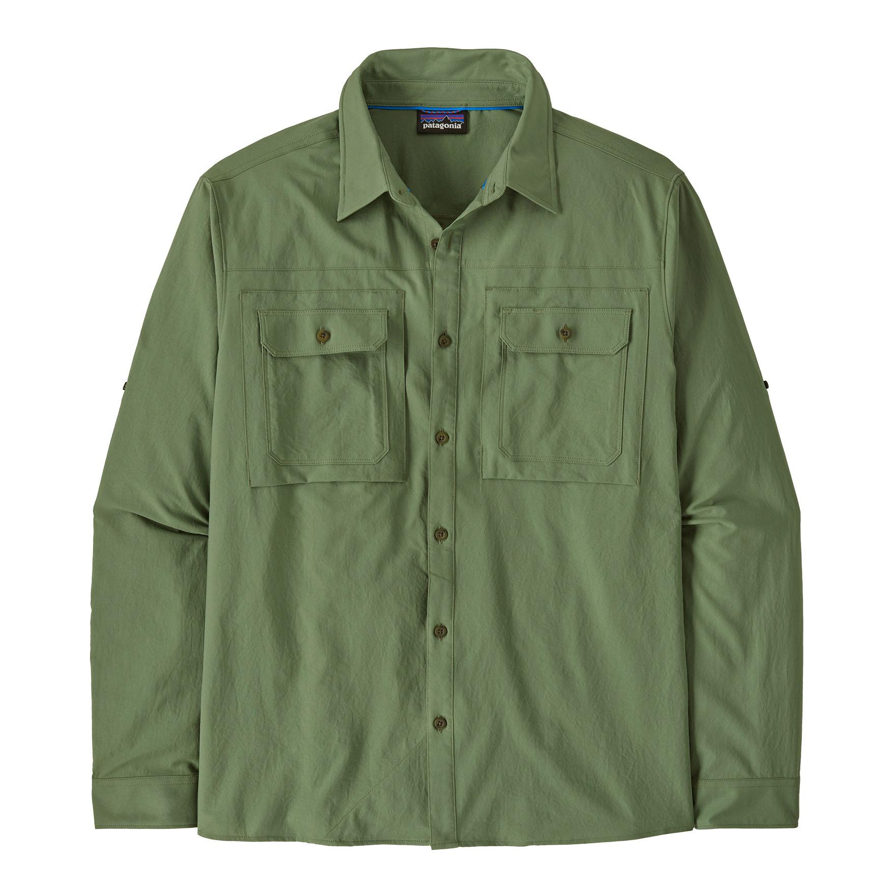 Patagonia M's L/S Self Guided Sun Shirt - Sunshirt - Terrain Green -