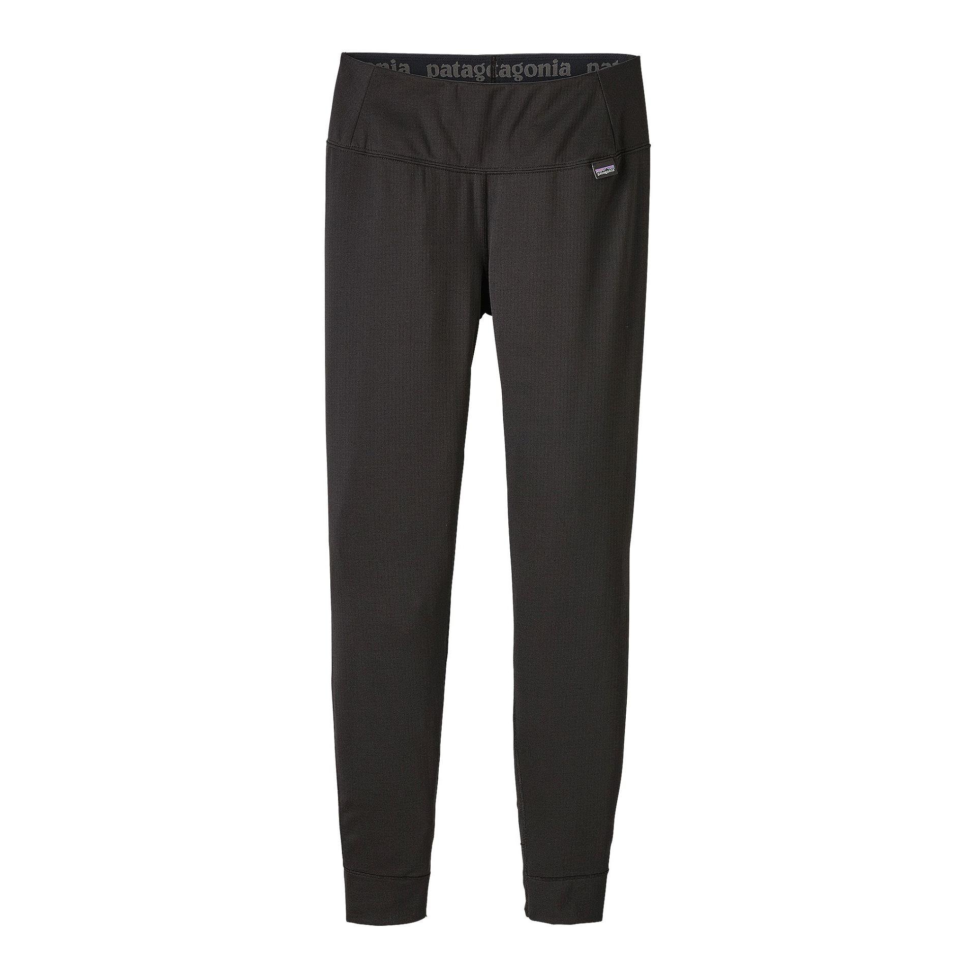 Patagonia W's Capilene Midweight Bottoms Black - Funktionsunterwäsche