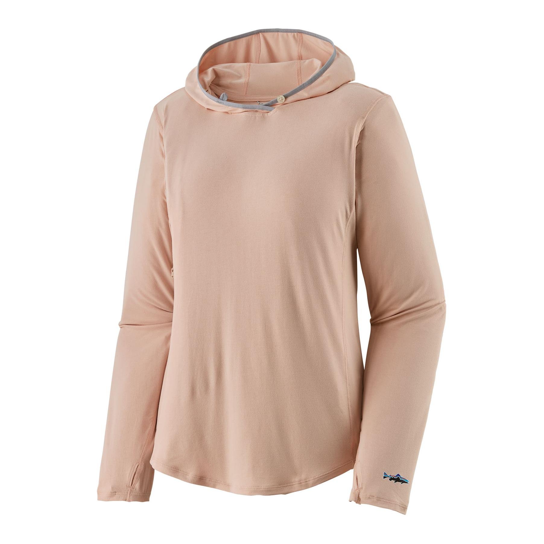Patagonia W's Tropic Comfort Natural Hoody - Sunshirt - Antique Pink -