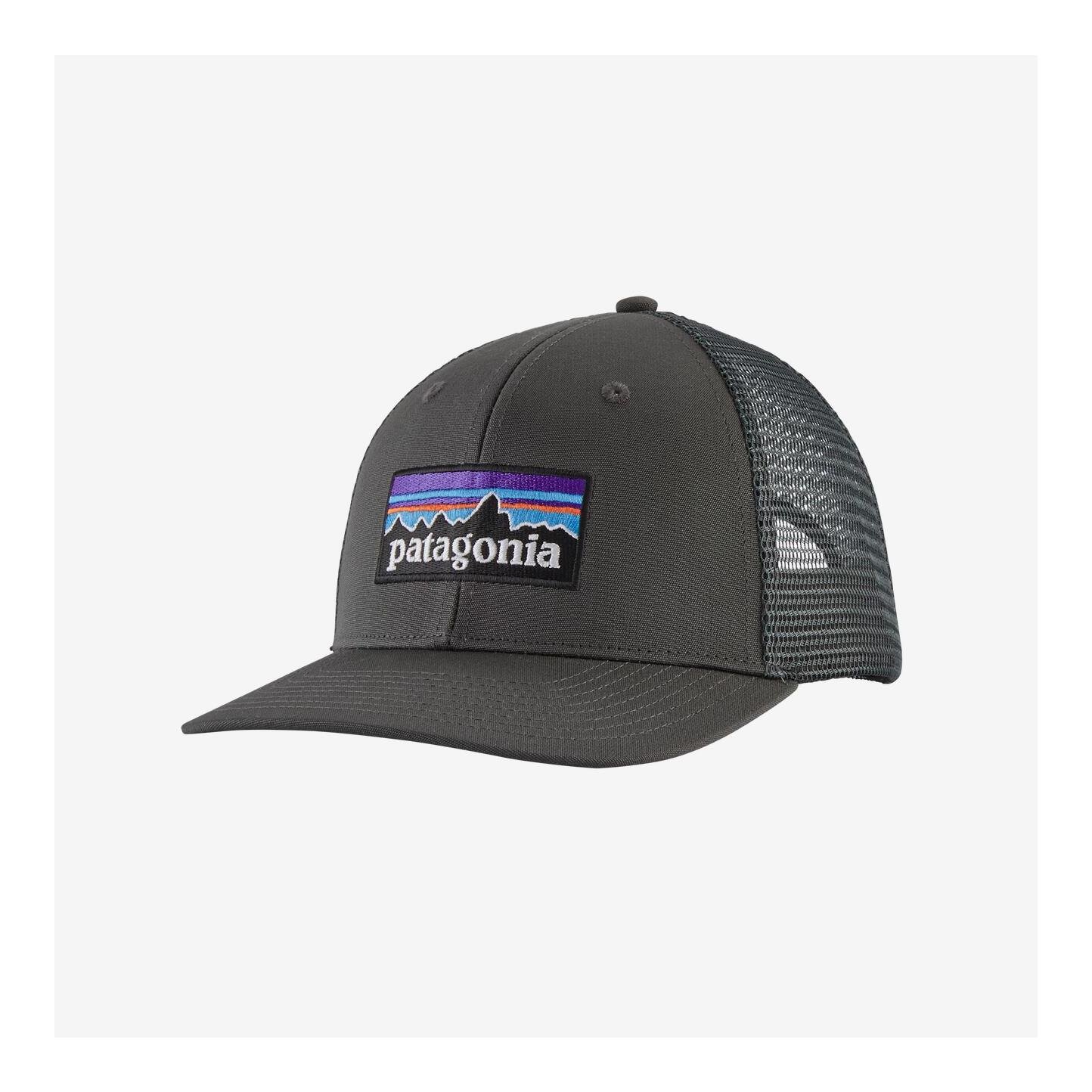 Patagonia P-6 Logo Trucker Hat - Cap - Forge Grey -