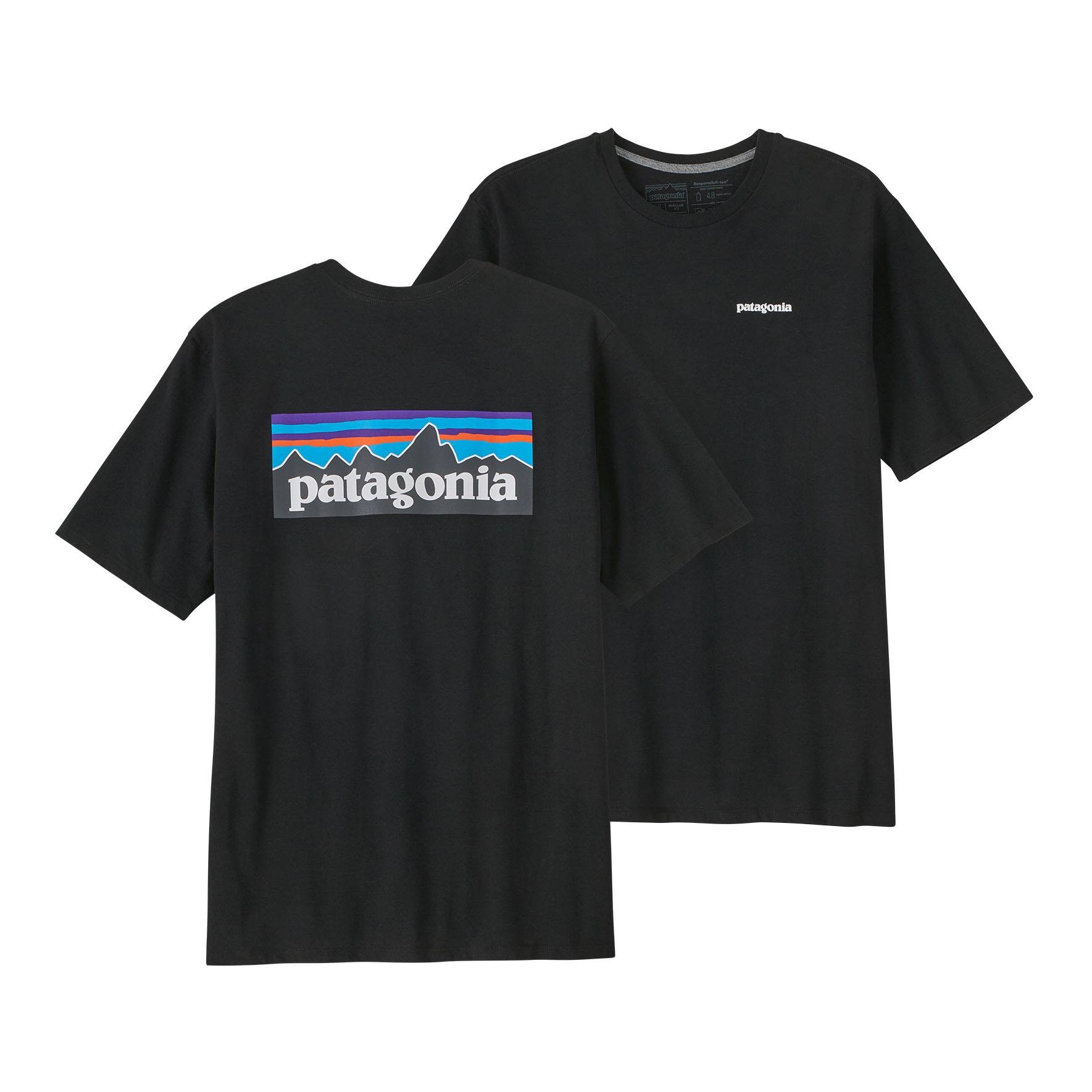 Patagonia M's P-6 Logo Responsibili-Tee - T-Shirt - Black -