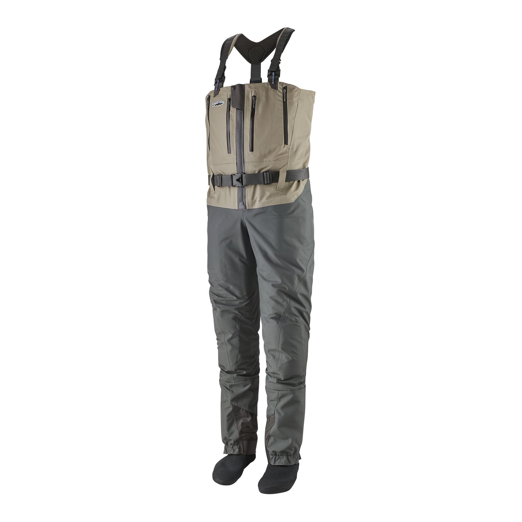 Patagonia M's Swiftcurrent Expedition Zip-Front Waders - Wathose - River Rock Green -