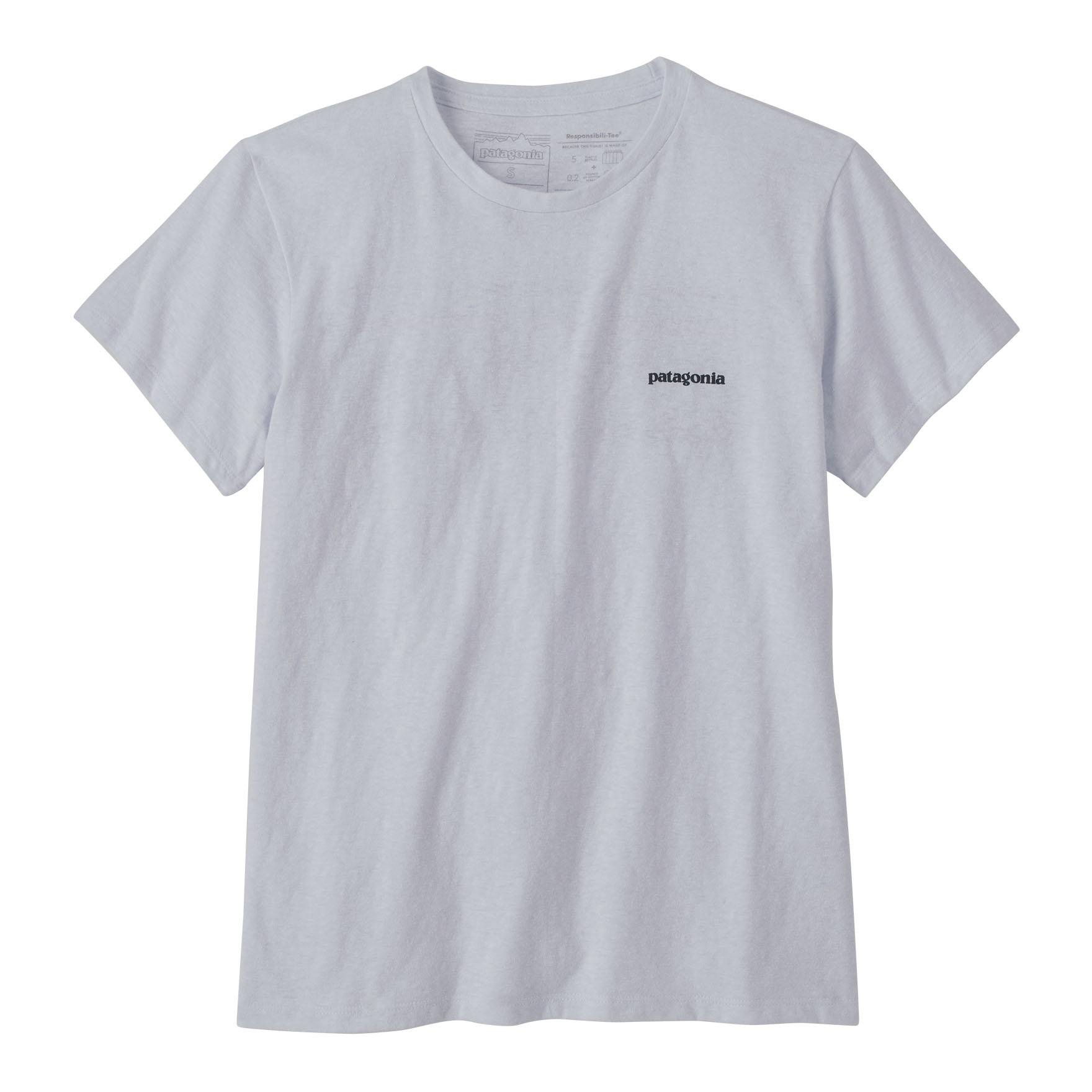 Patagonia W's P-6 Logo Responsibili-Tee - T-Shirt - White -