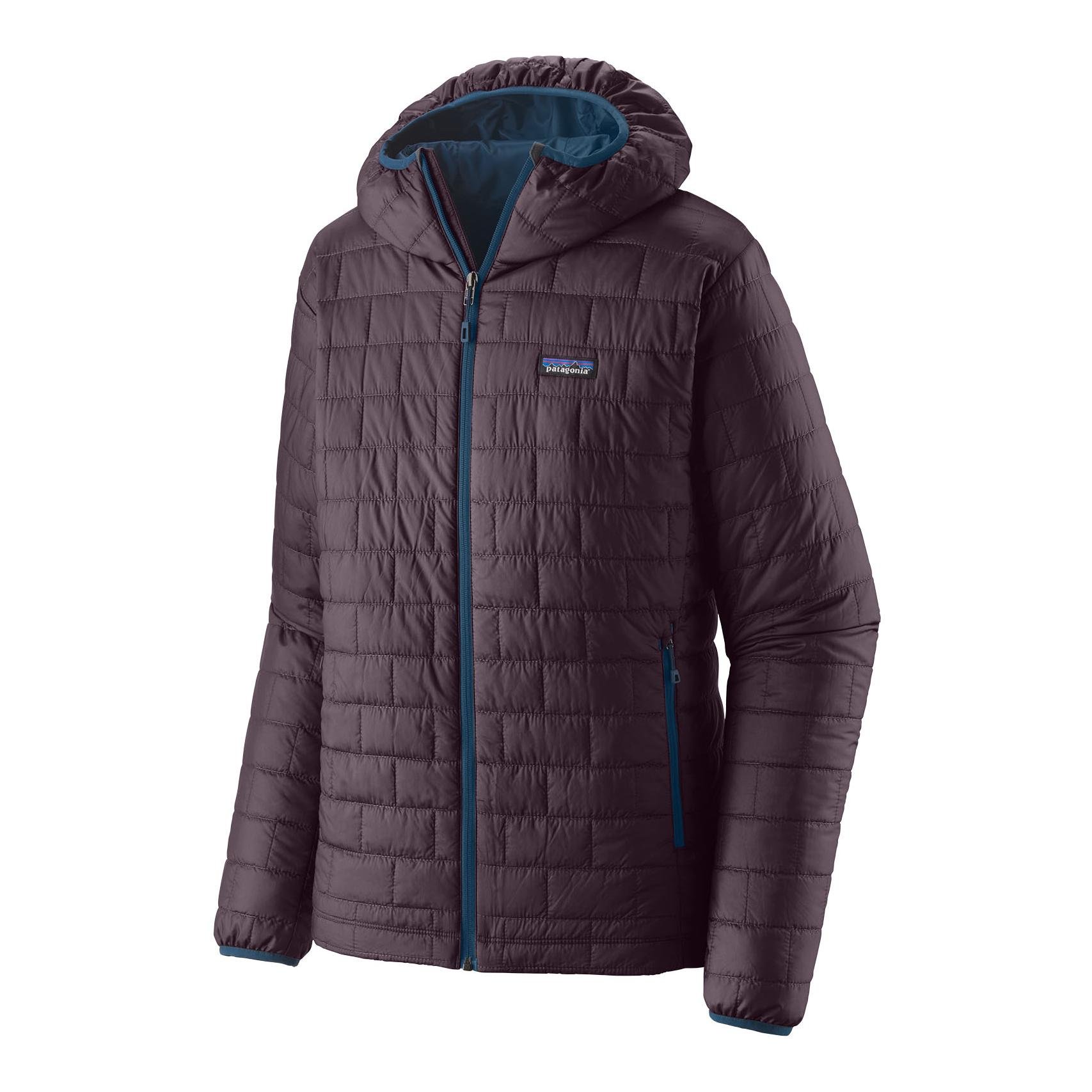 Patagonia M's Nano Puff Hoody - Jacke - Obsidian Plum -