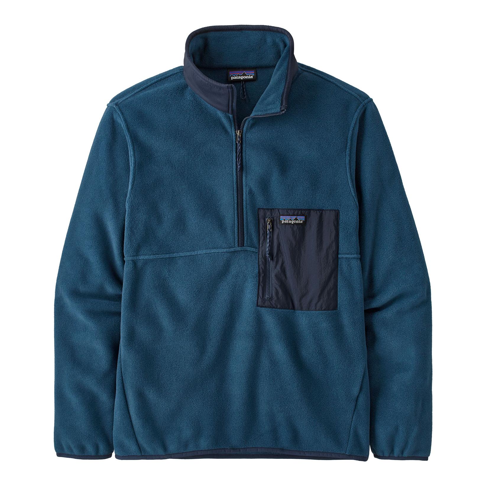 Patagonia M's Microdini 1/2 Zip Pullover - Pullover - Tidepool Blue -