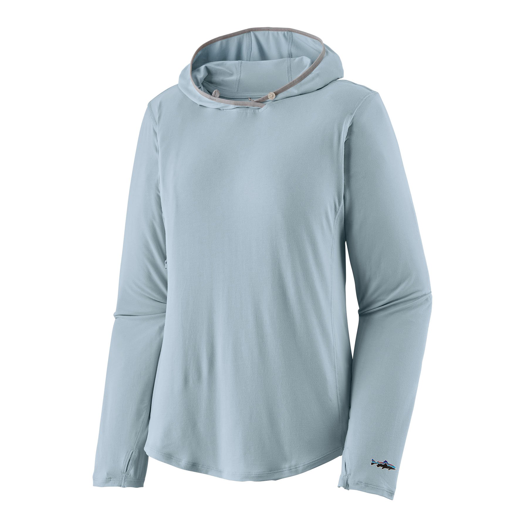 Patagonia W's Tropic Comfort Natural Hoody - Sunshirt - Steam Blue -