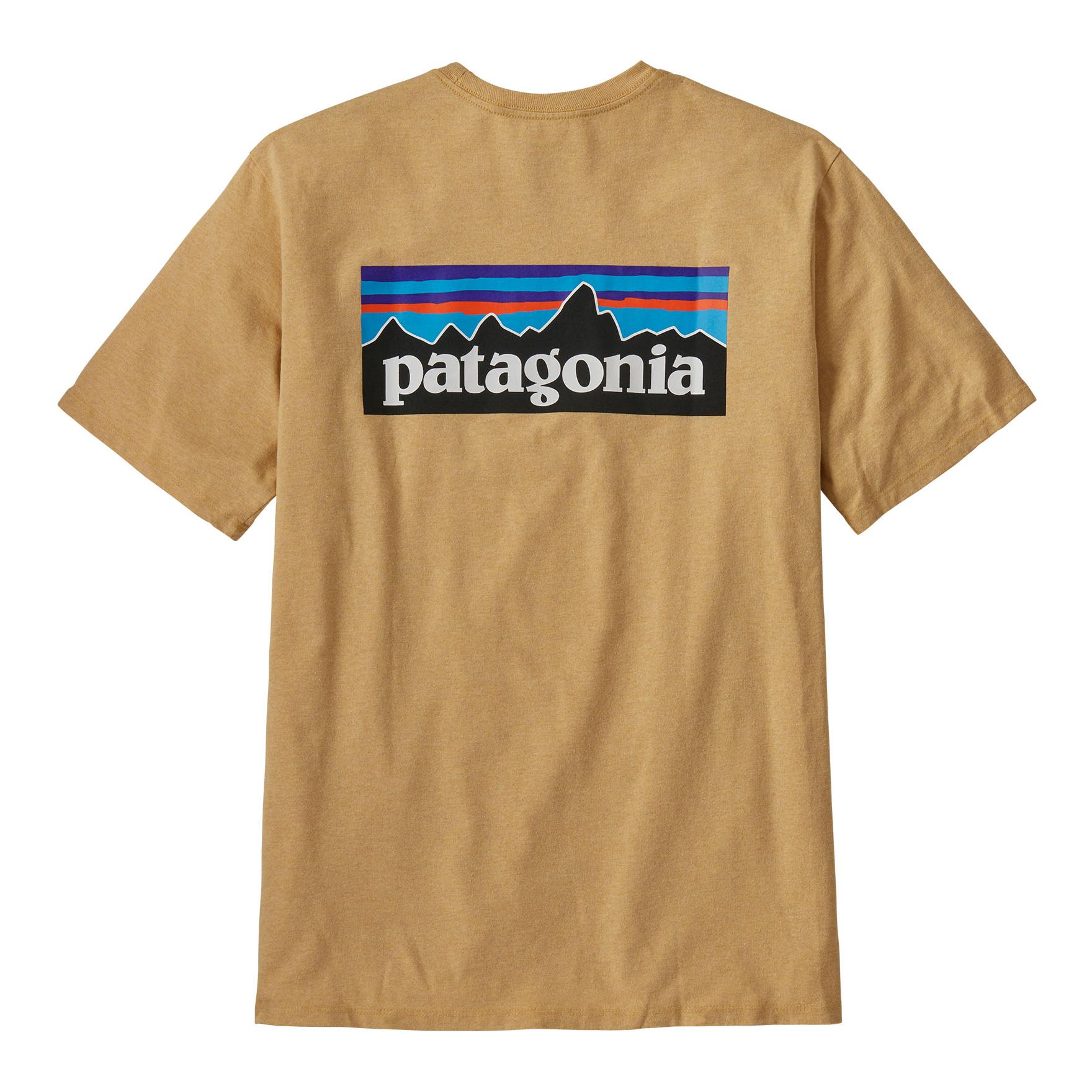 Patagonia M's P-6 Logo Responsibili-Tee - T-Shirt - Beeswax Tan -