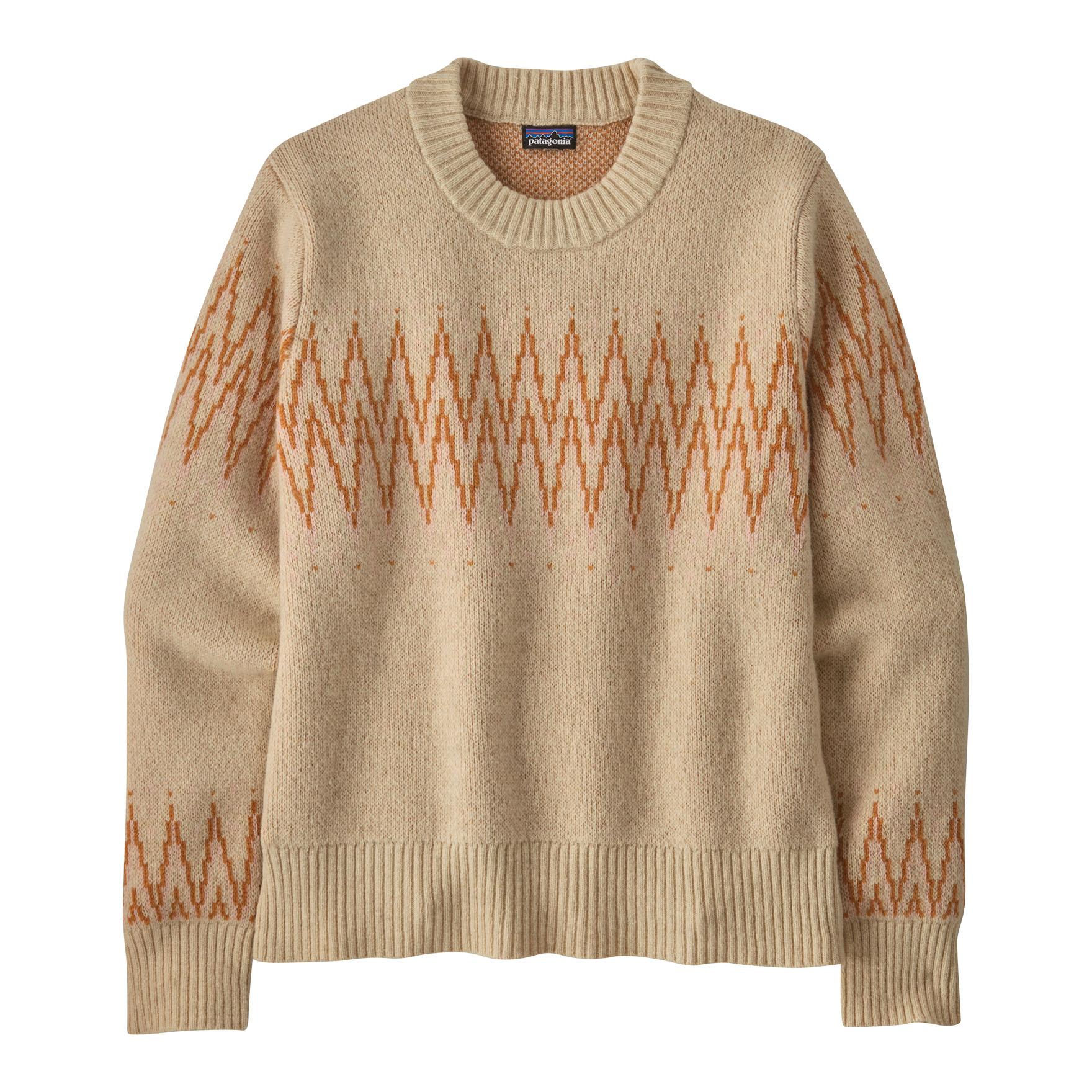 Patagonia W's Recycled Wool Sweater - Pullover - Sea Song: Natural -