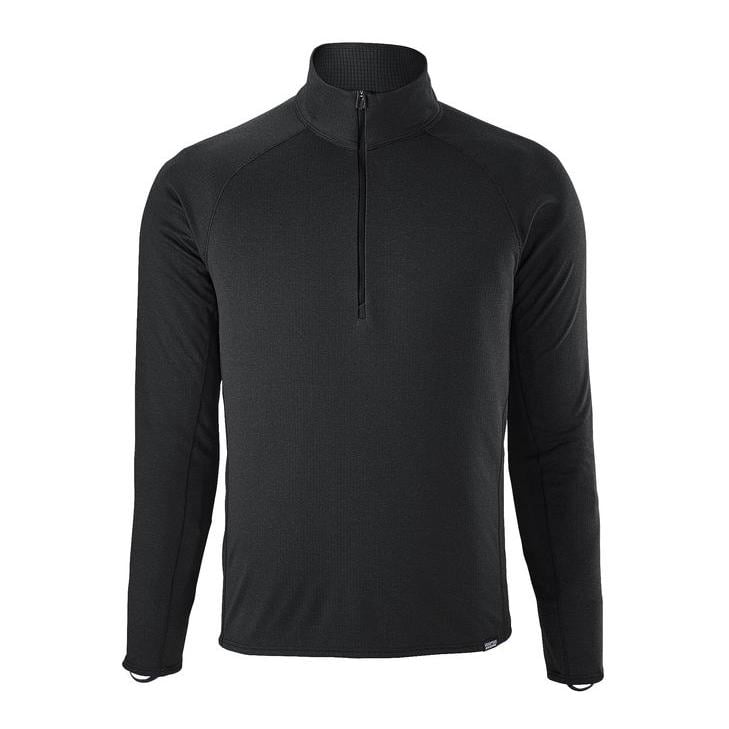 Patagonia M's Capilene Midweight Zip-Neck Black - Funktionsunterwäsche