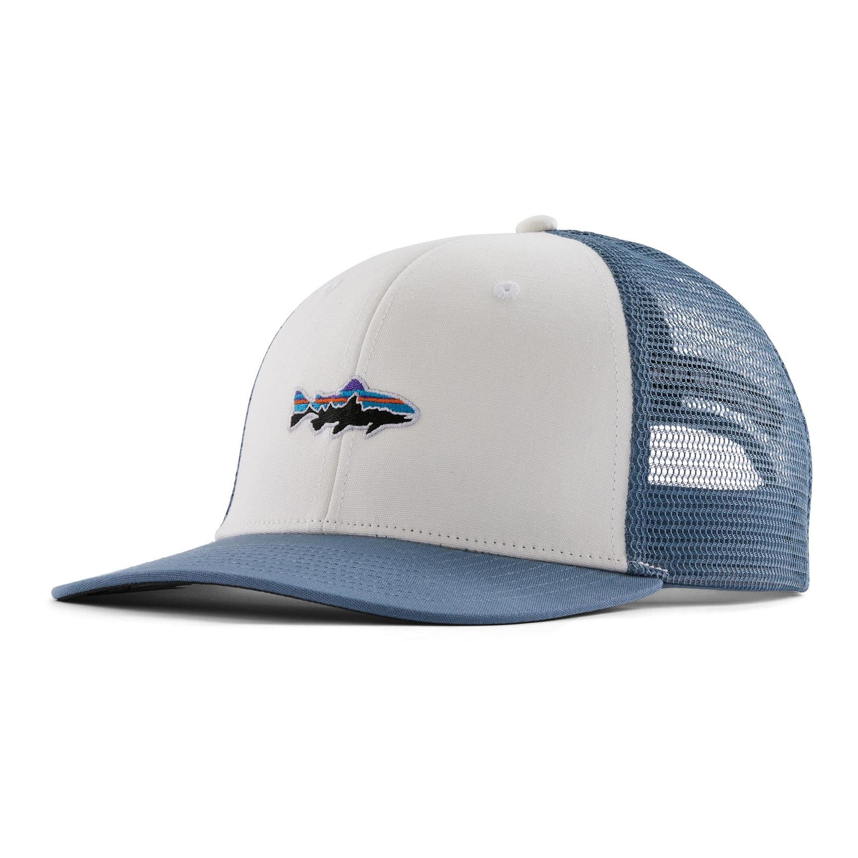 Patagonia Stand Up Trout Trucker Hat - Cap - White -