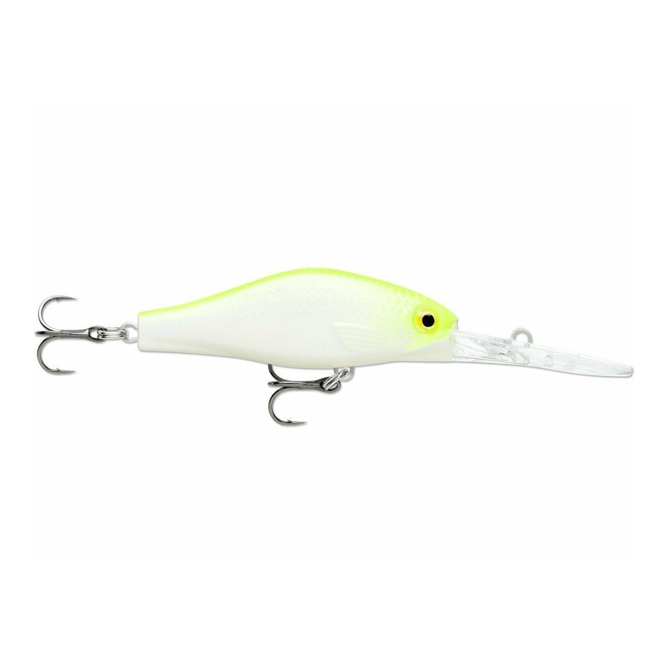 Rapala Shadow Rap Jack Deep - Wobbler - Silver Fluorescent Chartreuse UV -