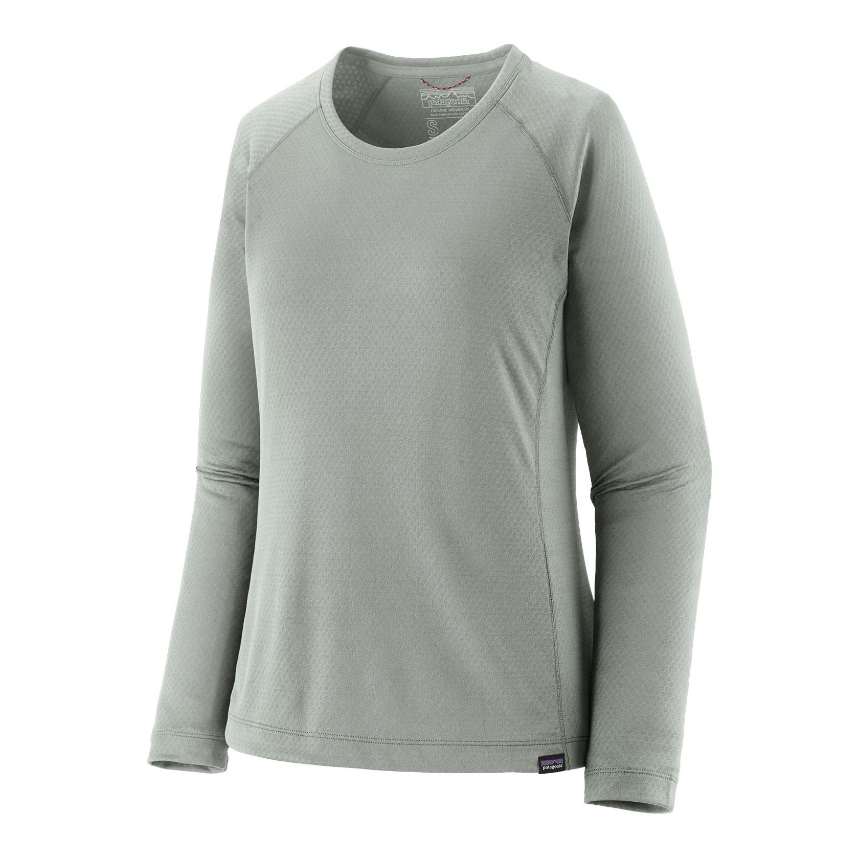 Patagonia W's Capilene Midweight Crew - Funktionsunterwäsche - Sleet Green -