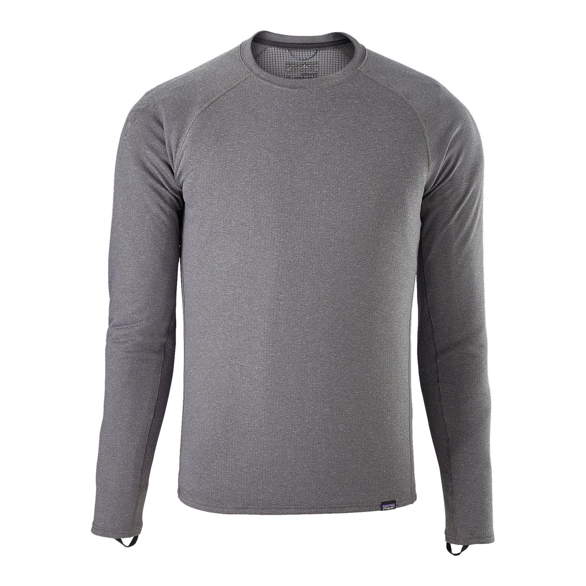 Patagonia M's Capilene Midweight Crew Forge Grey - Funktionsunterwäsche