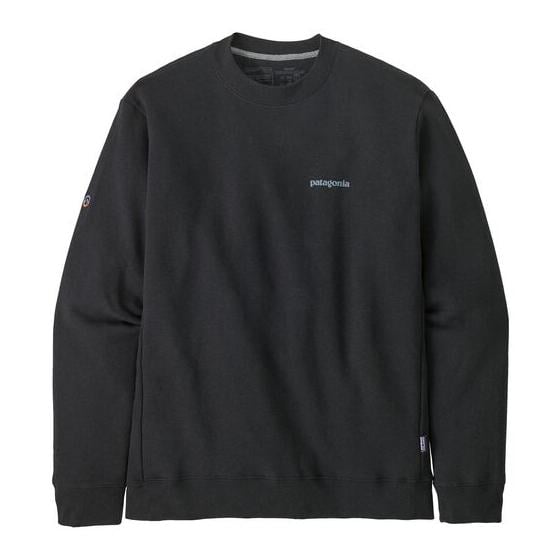 Patagonia Fitz Roy Icon Uprisal Crew Sweatshirt - Pullover - Ink Black -