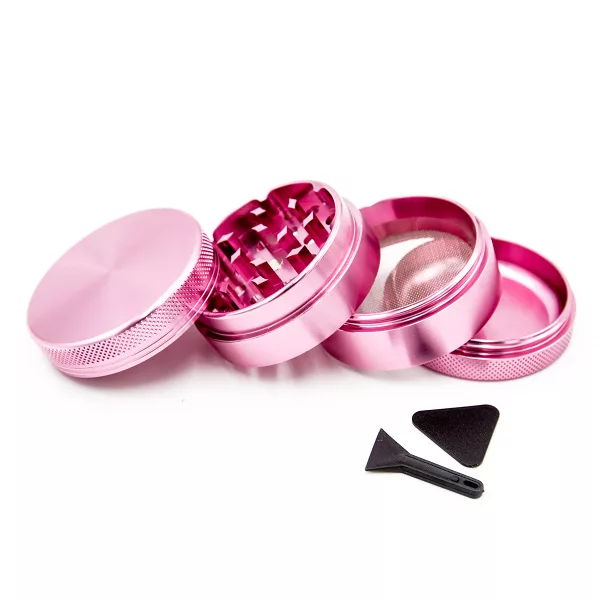 goodvibe ~ Aluminium Grinder PINK (4-teilig)
