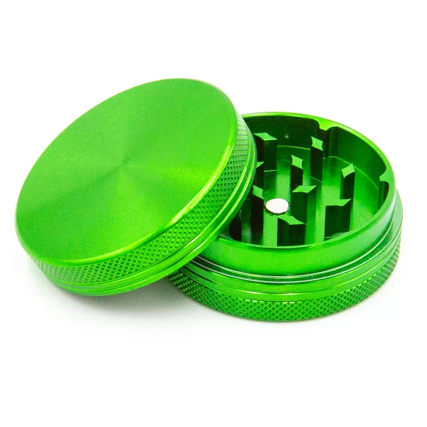 goodvibe ~ Aluminium Grinder GREEN (2-teilig)