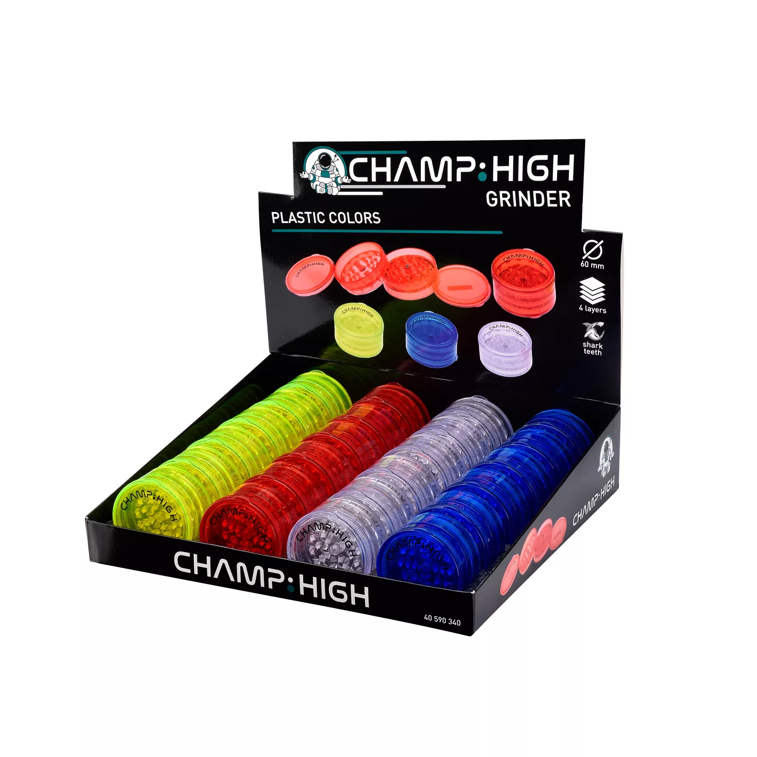 Champ High - Plastic Grinder 60mm (24 Stk.)