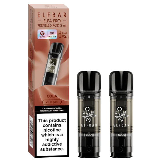 ELFBAR ~ Elfa Pro - 2 x 2ml Pods (20mg) ~ Cola