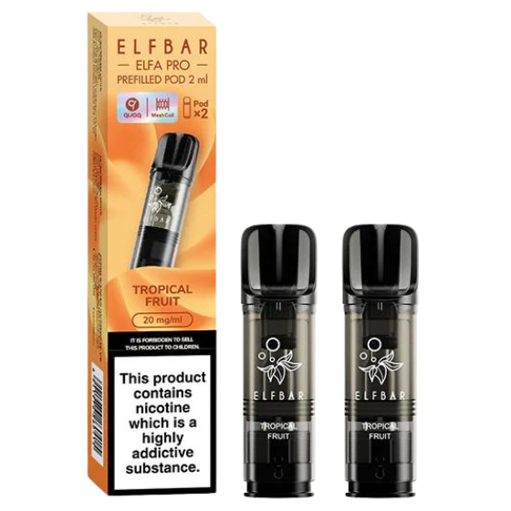 ELFBAR ~ Elfa Pro - 2 x 2ml Pods (20mg) ~ Tropical Fruit