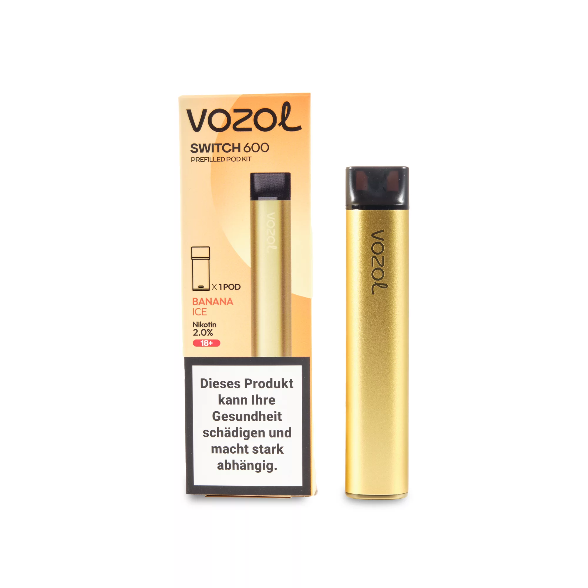 VOZOL ~ Switch 600 Kit ~ Yellow & Banana ICE