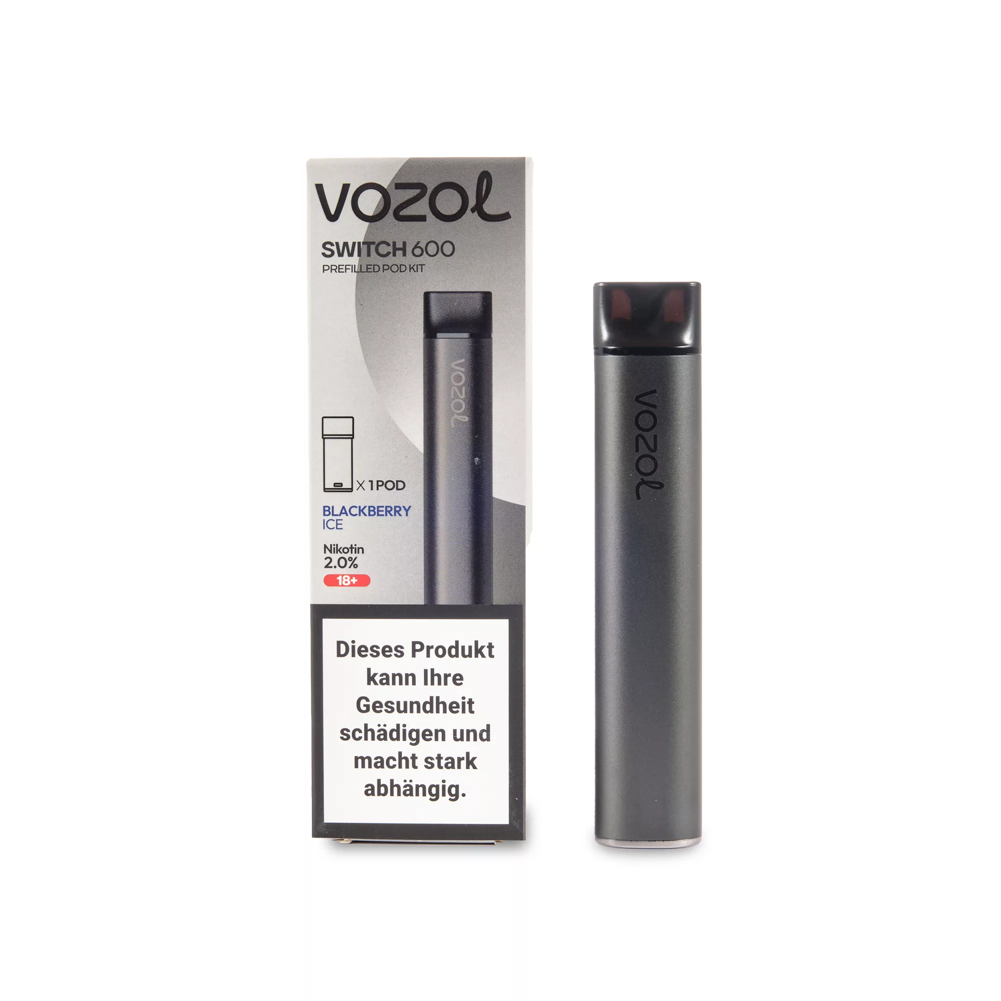 VOZOL ~ Switch 600 Kit ~ Black & Blackberry ICE
