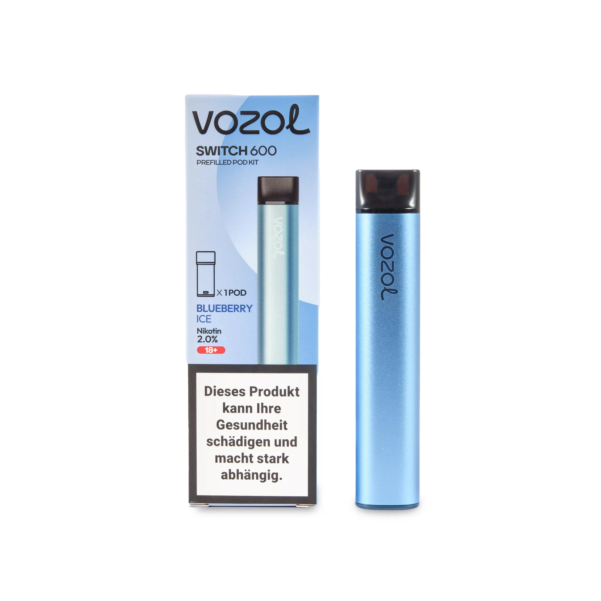 VOZOL ~ Switch 600 Kit ~ Blue & Blueberry ICE