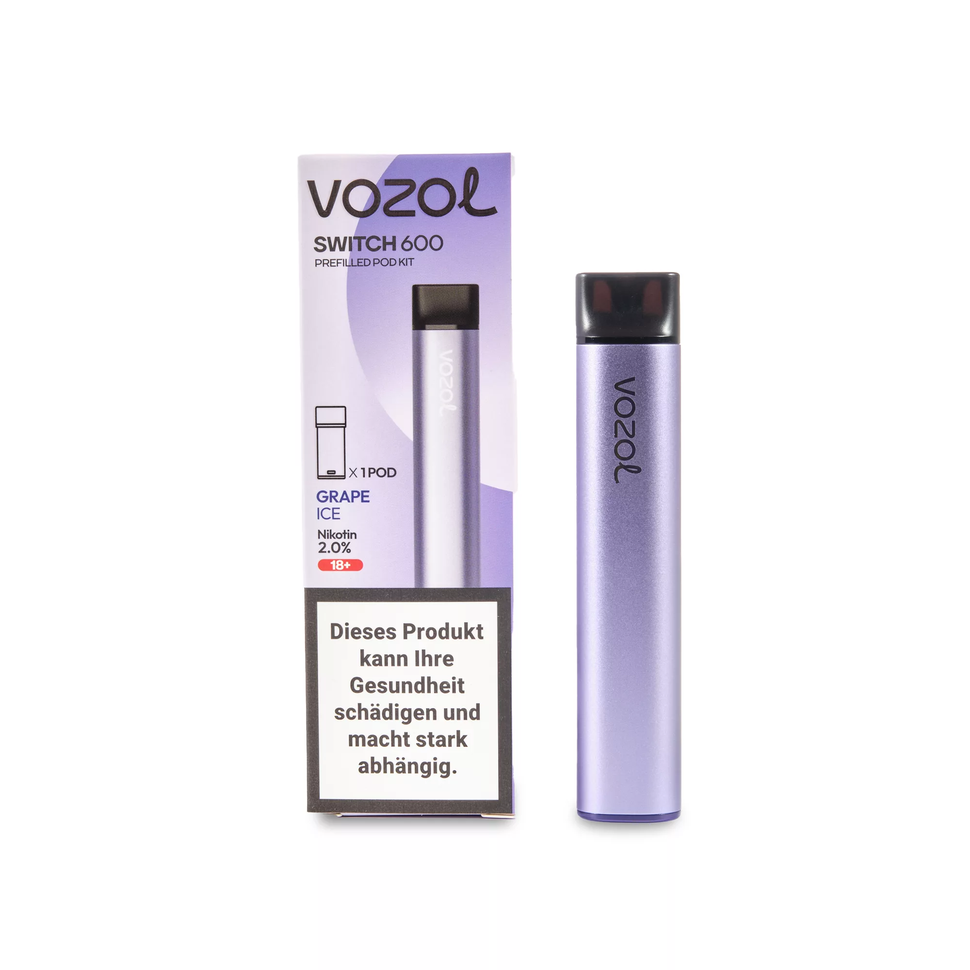 VOZOL ~ Switch 600 Kit ~ Purple & Grape ICE