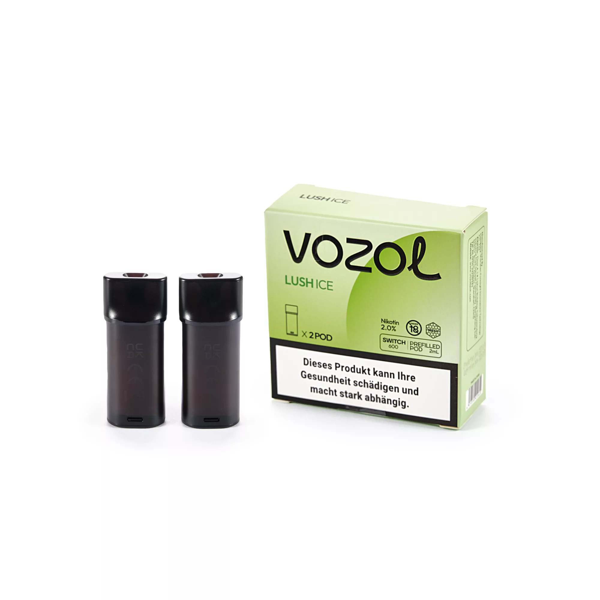 VOZOL ~ Switch 600 Pod ~ 2 x Lush ICE