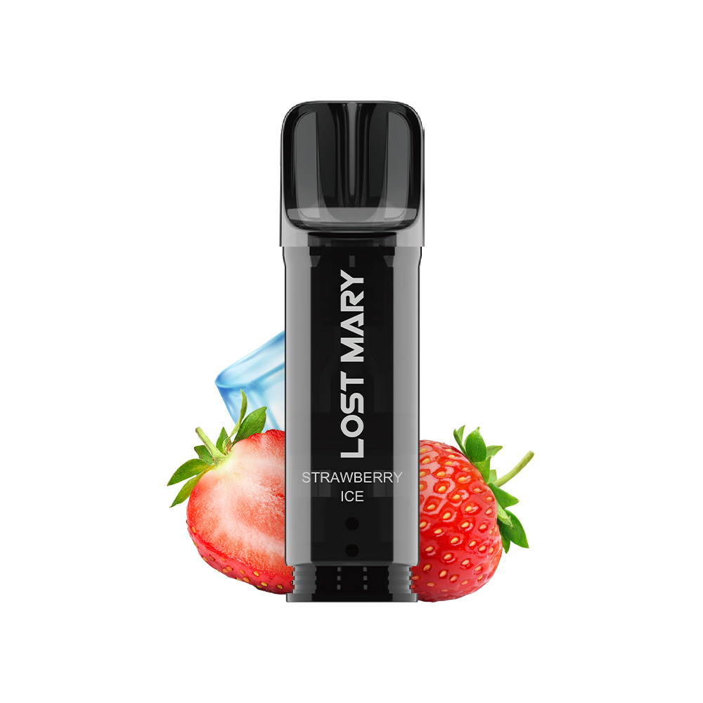 LOST MARY ~ Tappo - 2 x 2ml Pods (20mg) ~ Strawberry ICE