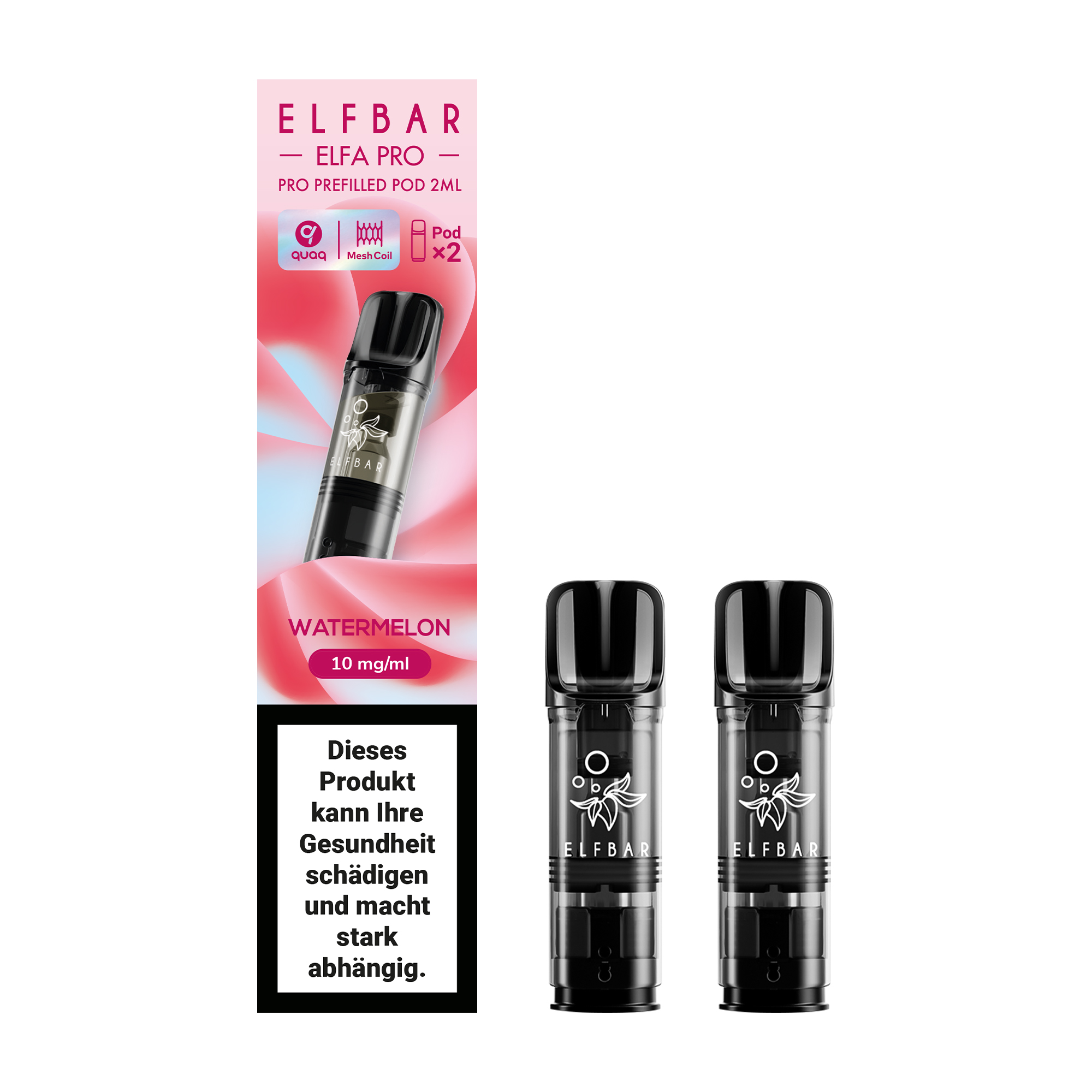 ELFBAR ~ Elfa Pro - 2 x 2ml Pods (10mg) ~ Watermelon
