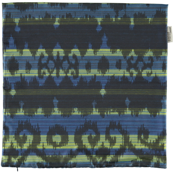 Schöner Wohnen Kissenhülle Ikat - 50x50 cm - Farbe: 080 - marine (21351)