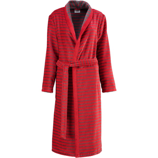 Cawö - Damen Bademantel Schalkragen Shades 1491 - Farbe: rot - 27 S