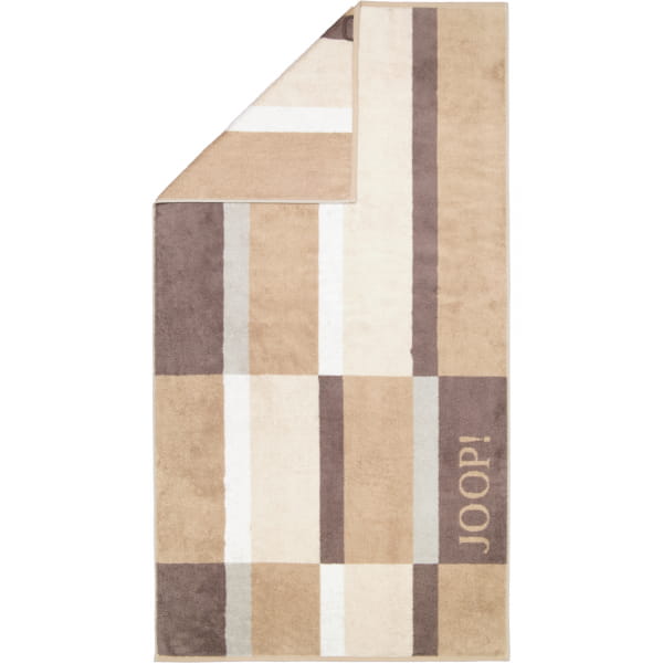 JOOP Shades Checked 1688 - Farbe: sand - 33 Duschtuch 80x150 cm