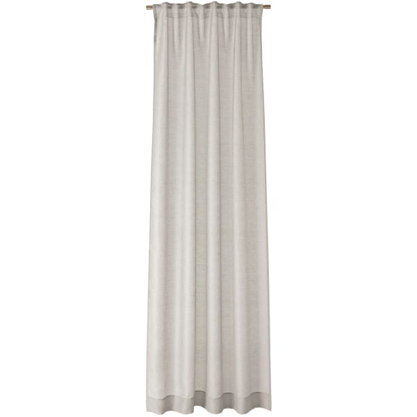 JOOP! Vorhang Gardine Ornament Allover - verdecktes Schlaufenband - Größe: 130x250 cm - Farbe: Grau
