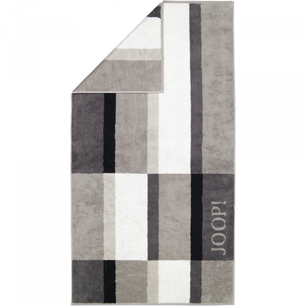 JOOP Shades Checked 1688 - Farbe: platin - 77 Duschtuch 80x150 cm