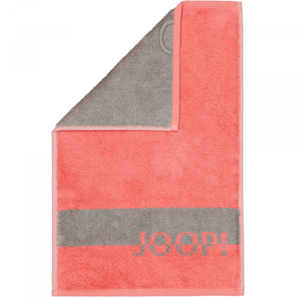 JOOP Shades Stripe 1687 - Farbe: coral - 22 Gästetuch 30x50 cm