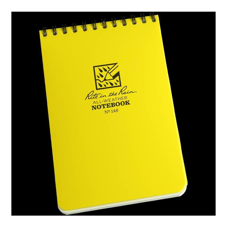 Rite in the Rain 4 X 6 Allwetter Notizbuch 146 - Gelb