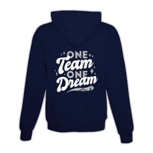 JoyLine Hoodie mit Zipper One Team Unisex - Dunkelblau -