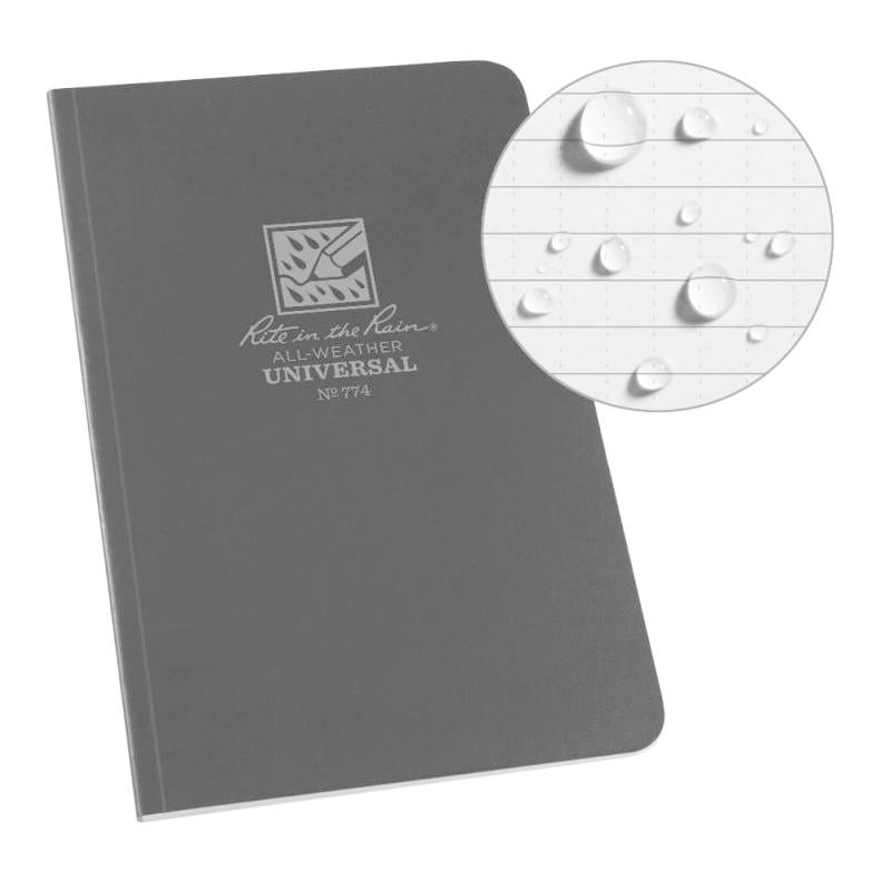 Rite in the Rain Allwetter Notizbuch Softcover 774 - Schwarz