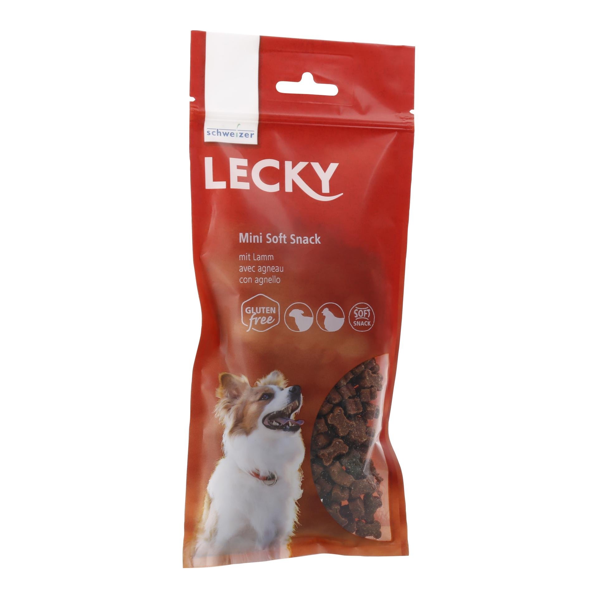 LECKY Mini Soft Snack mit Lamm - Natur - - myluckydog