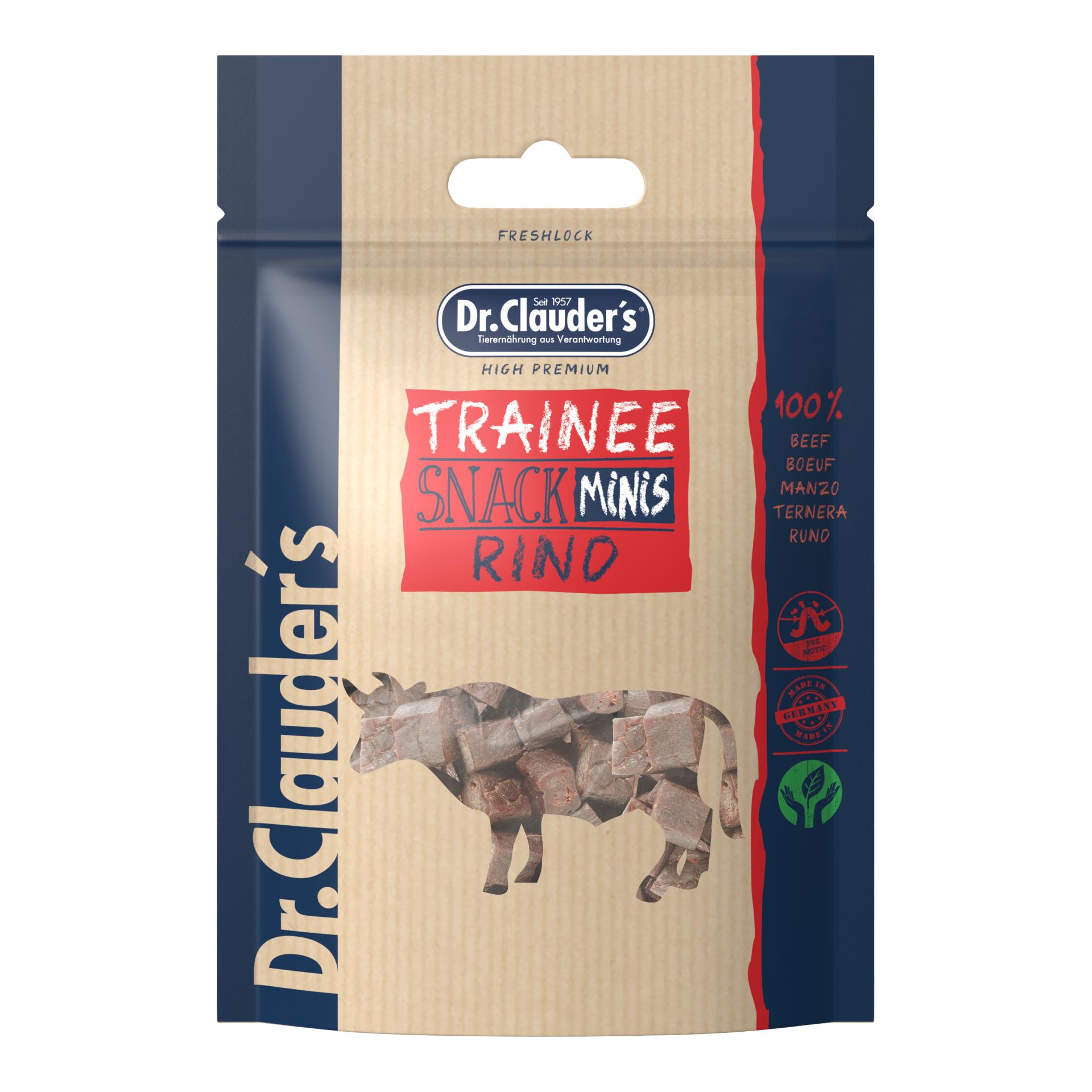 Dr.Clauder's Trainee Snack Mini Rind - Braun - - myluckydog