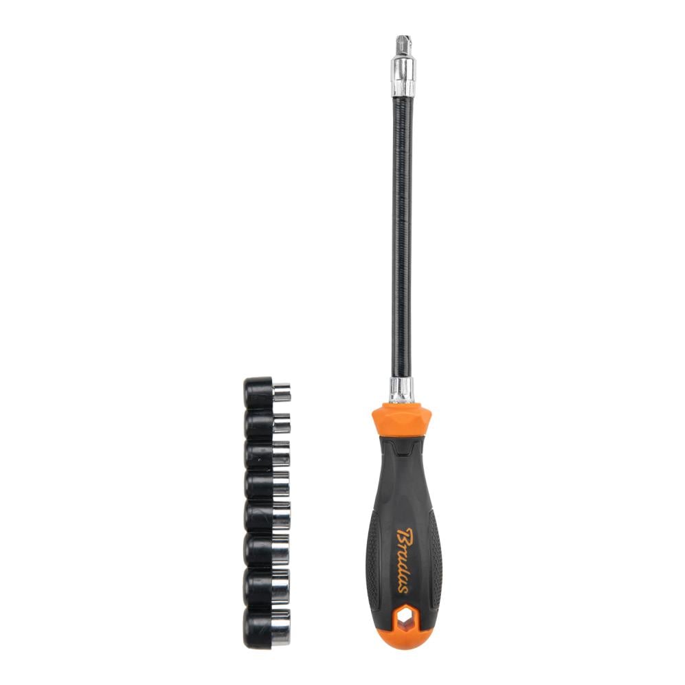 Bradas Steckschlüssel mit flexiblem Schraubendreher 5-12 /270 mm