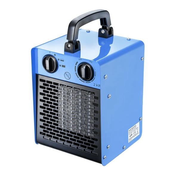 ALDURO Elektro Keramikheizlüfter II - Blau/Schwarz -