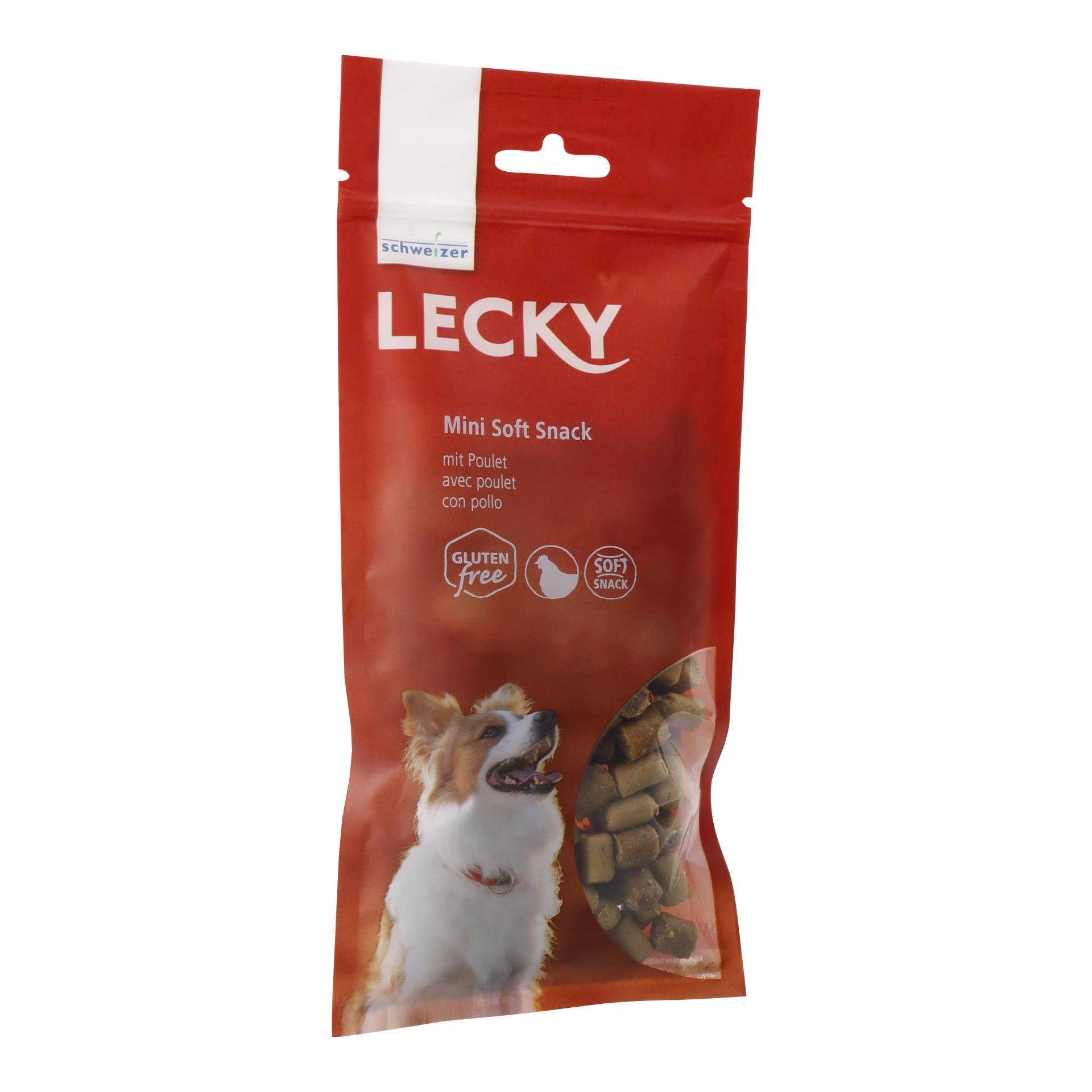 LECKY Mini Soft Snack mit Poulet - Natur - - myluckydog