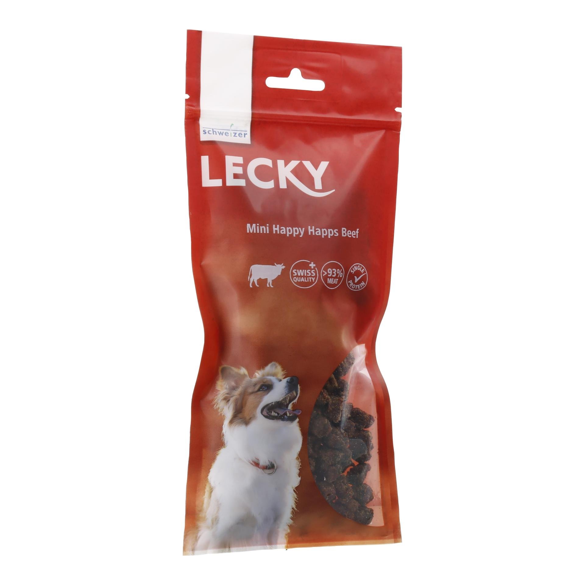 LECKY Mini Happy Happs Beef - Rot - - myluckydog