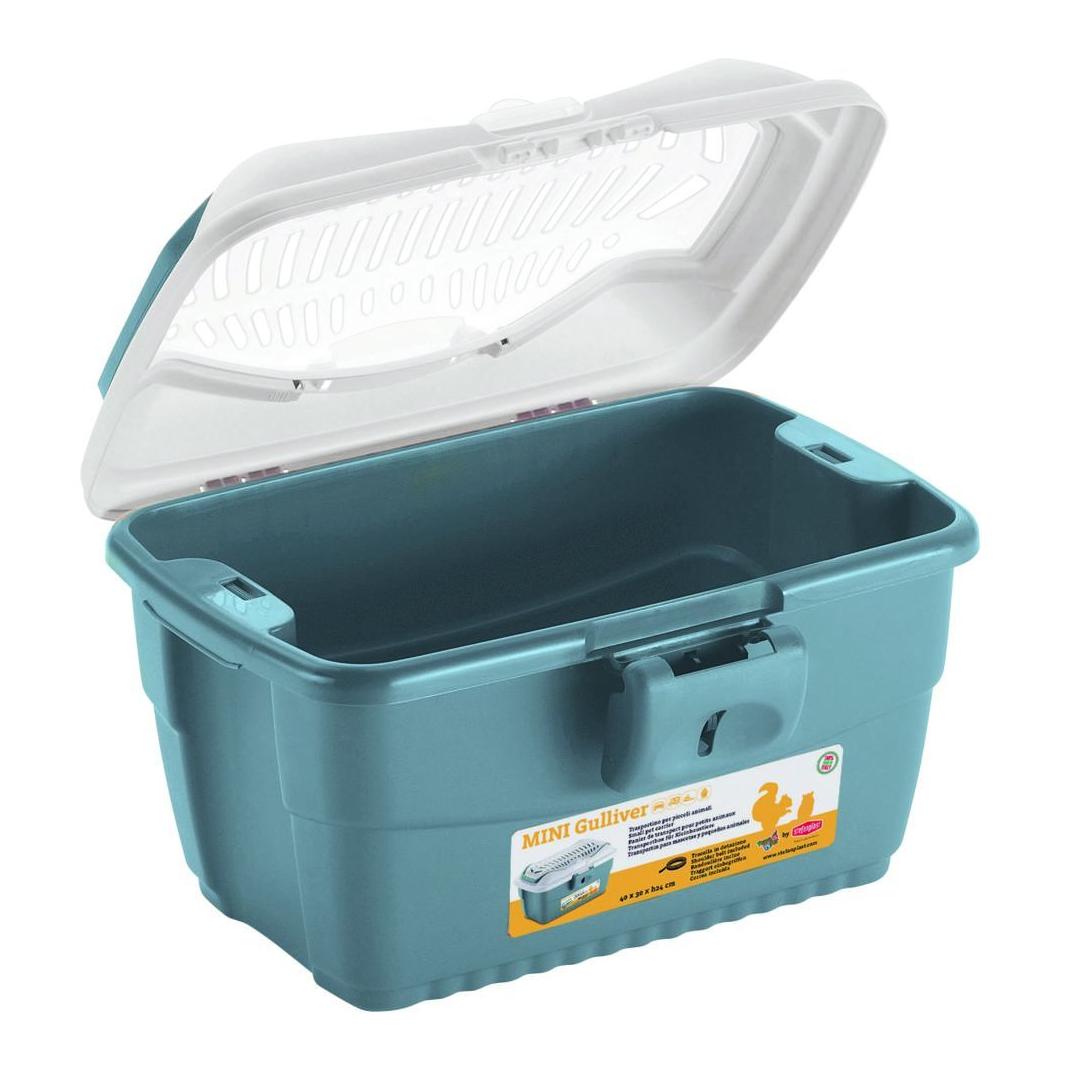Kerbl Pet Mini Gulliver Transportbox - Glacier-deepsea -