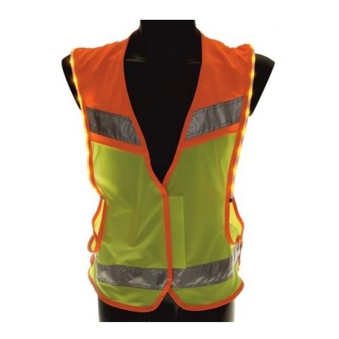Beat Grossenbacher Blinkleuchtweste Jack Pro - Orange Neon