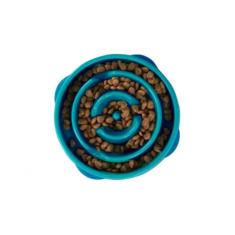 Outward Hound Anti-Schling Napf Fun Feeder Mini - blau - Glacier-deepsea - - myluckydog